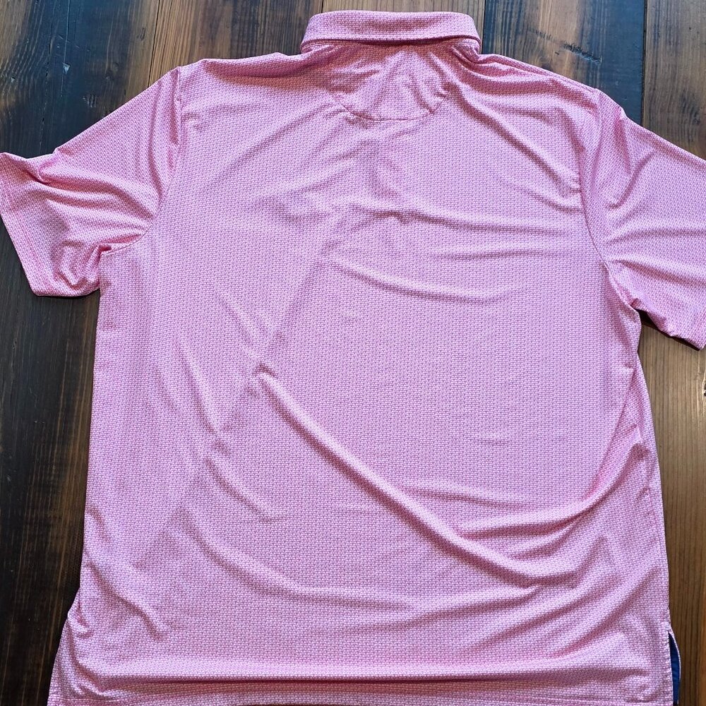 RLX Ralph Lauren Mens XXL Golf Polo Shirt Pink Performance Short Sleeve EUC - Picture 3 of 11